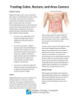 Treating Colon, Rectum, and Anus Cancers