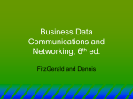 Business Data Communications and Networking