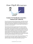 Lesson Plans, GeneChip® Microarrays: Grades 9