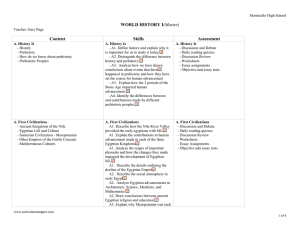 Curriculum Map - Grade 09-12