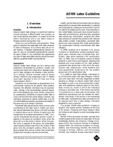 AORN Latex Guideline