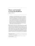 History and Gratitude in Theravada Buddhism