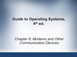 cable modem. - CCRI Faculty Web