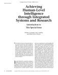 Achieving Human-Level Intelligence through Integrated Systems