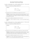 The Central Limit Theorem (Solutions) COR1