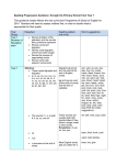 Spelling Progression Guidance within New Curriculum