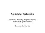 Computer Networks(Routing and IPv6).