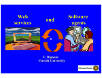 Web services Software agents and