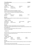 6th Grade Midterms Review 2014-2015 Earth`s Structure Chapter 1