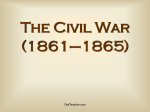 The Civil War (1861–1865)