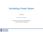 Simulating Power Systems