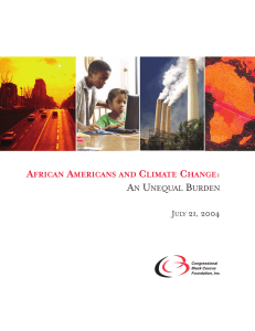 African Americans and Climate Change: An