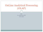 OnLine Analytical Problem (OLAP)