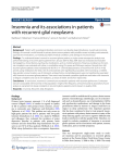 Insomnia and its associations in patients with recurrent glial