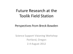 Bowden, Breck (UVM) - Toolik Field Station