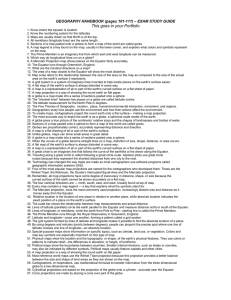 06a -Test Geography Study Guide