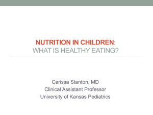 Current topics in nutrition for the general pediatrician