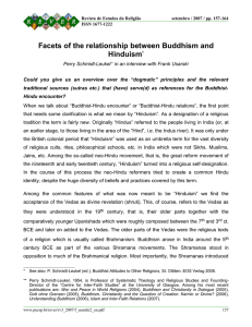 Facets of the relationship between Buddhism and Hinduism - PUC-SP