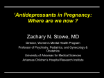 Antidepressants in Pregnancy