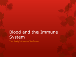 Blood and the Immune System
