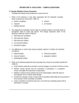 REVIEW UNIT 6: EVOLUTION — SAMPLE QUESTIONS A. Sample