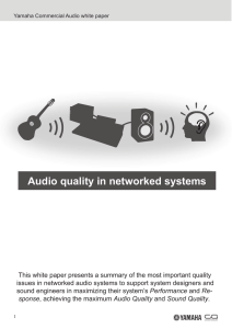 Audio quality in networked systems