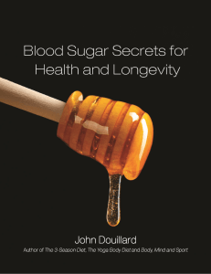 Blood Sugar Secrets for health and longevity