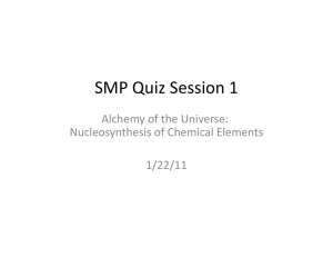 SMP Quiz Session 1