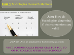 File - sociology 101