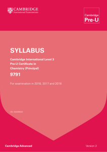 2016-2018 Syllabus - Cambridge International Examinations