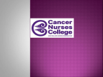 May - The NZNO Cancer Nurses College
