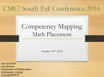 math placement - CMC3