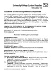 Management of Arrhythmias - UCL Hospitals Injectable Medicines