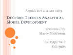 Decision Trees in Analytical Model Development