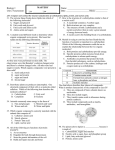 MASTERY 2.01 ______ 2.04 ______ Biology I Name: Unit 2