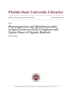 Photomagnetism and Multifunctionality in Spin