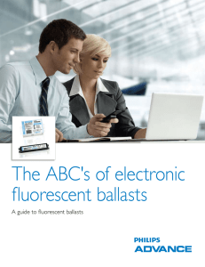 The ABC`s Of Electronic Fluorescent ballasts