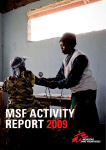 MSF Activity RepoRt 2009
