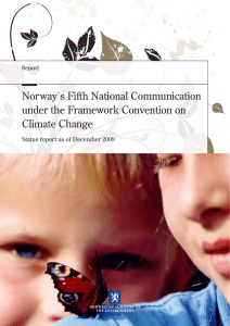 Norway`s Fifth National Communication under the Framework