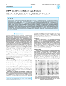 WPW and Preexcitation Syndromes