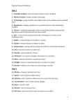 Physical Science Definitions Unit 1 1. Scientific method—series of