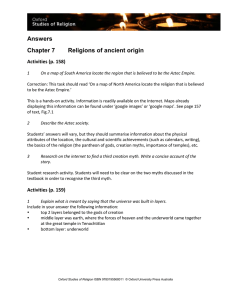 Answers Chapter 7 Religions of ancient origin Activities (p. 158) 1