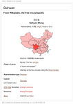 Sichuan - Wikipedia, the free encyclopedia