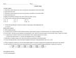 Periodic Trends Review Sheet