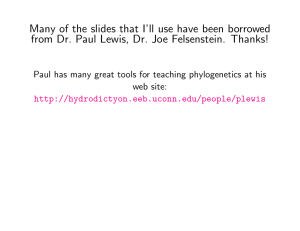 Many of the slides that I`ll use have been borrowed from Dr. Paul