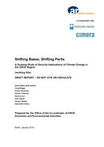 3 Mapping Security Implications of Climate Change