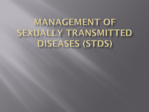 Management of sexually transmitted diseases