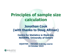 Principles of sample size calculation