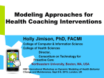 Holly Jimison, NSF Modeling Workshop 2016