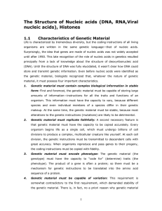 The Structure of Nucleic acids (DNA, RNA,Viral nucleic acids